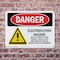 Signmission Electrocution Hazard Crane Danger Sign, Plastic, 10in W x 7in L, 2PK OS-2PACK-DS-P-710-L-1764 - alternate 3